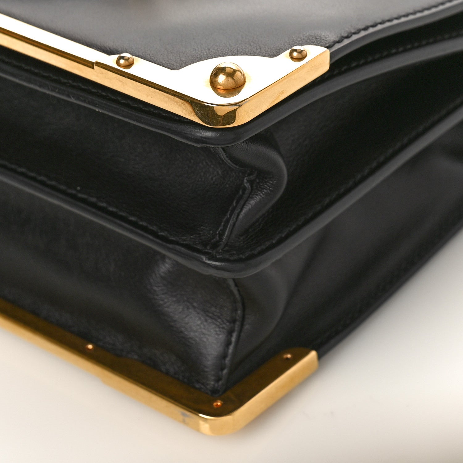 Prada City Calf Saffiano Cahier Bag Black 8 of 8