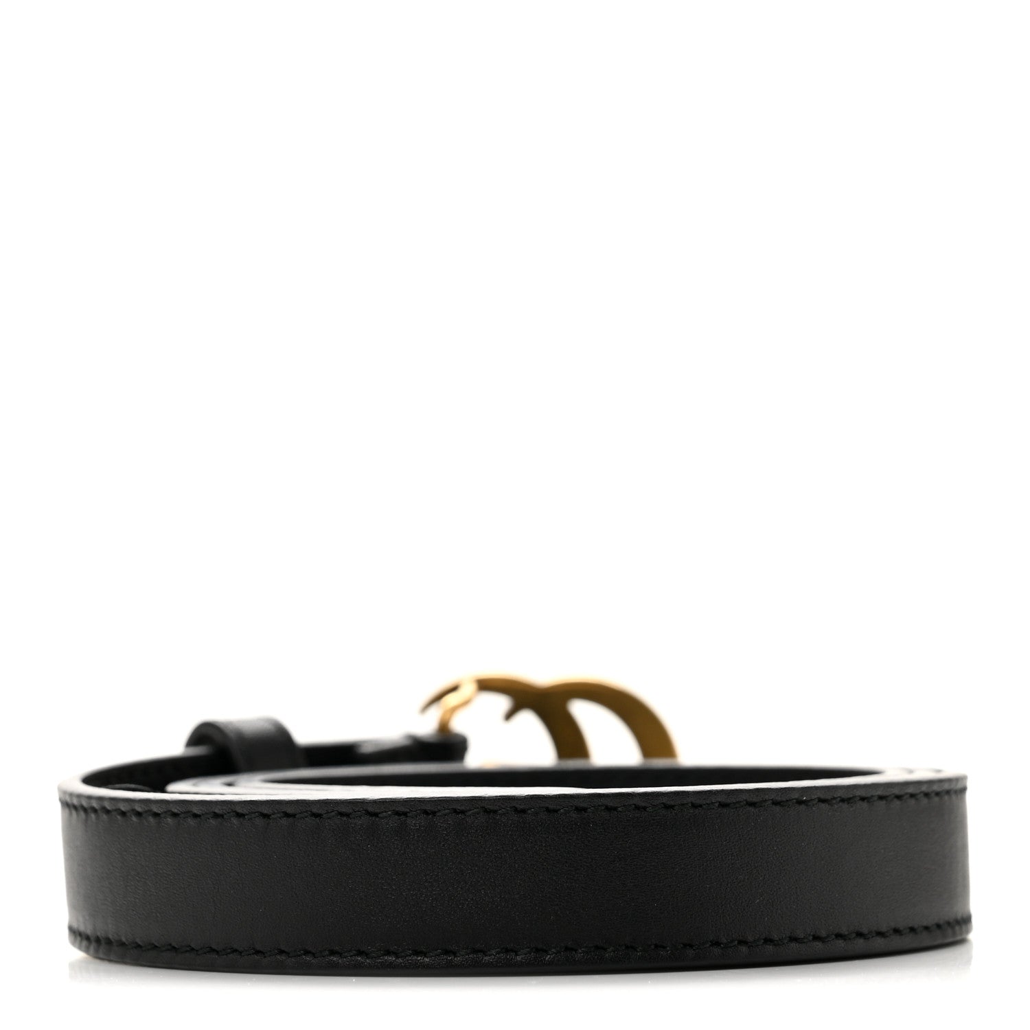Gucci Calfskin Double G 20mm Belt 85 34 Black 2 of 8