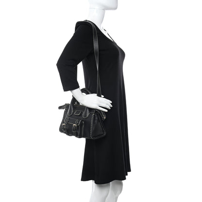 Chloe Buffalo Mini Edith Sepia Black 2 of 9