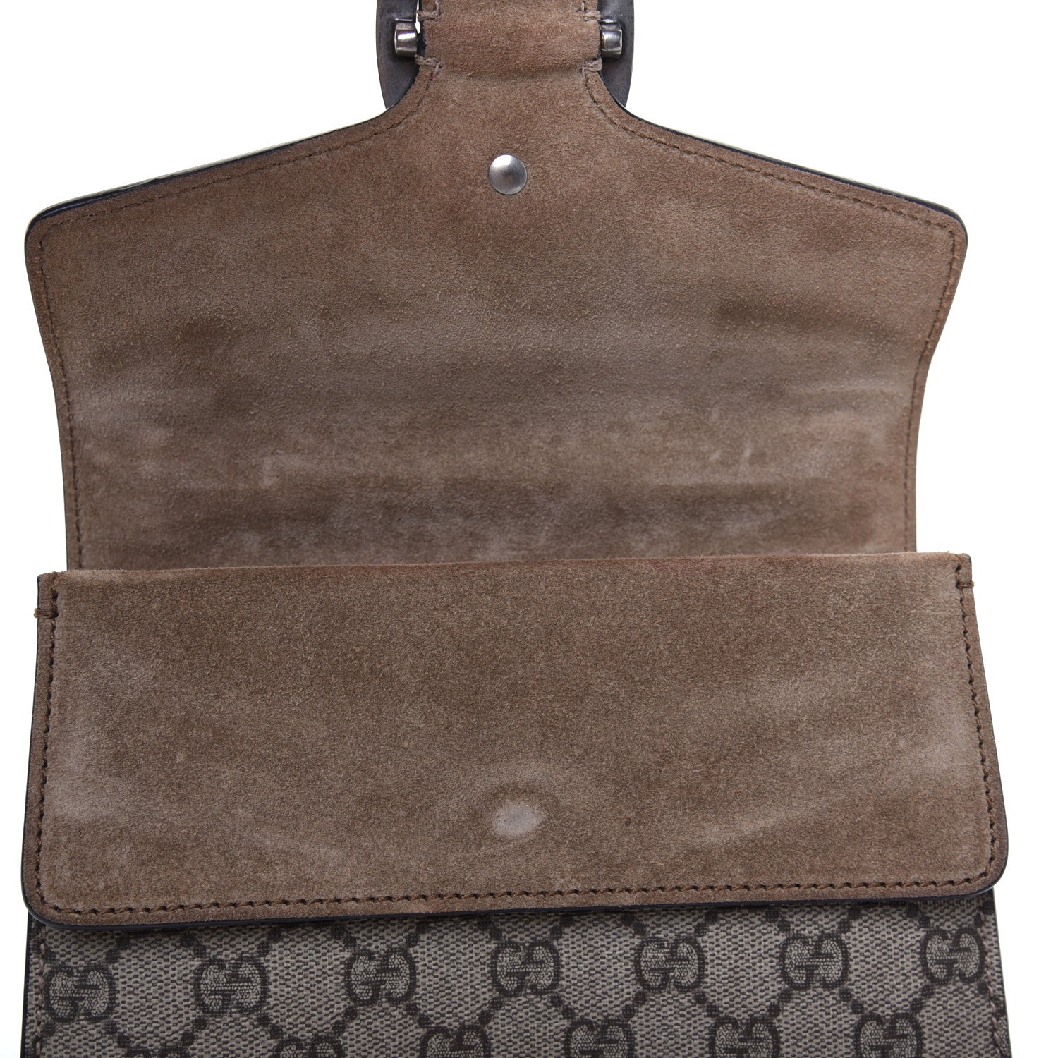 Gucci GG Supreme Monogram Mini Dionysus Shoulder Bag Taupe 10 of 12