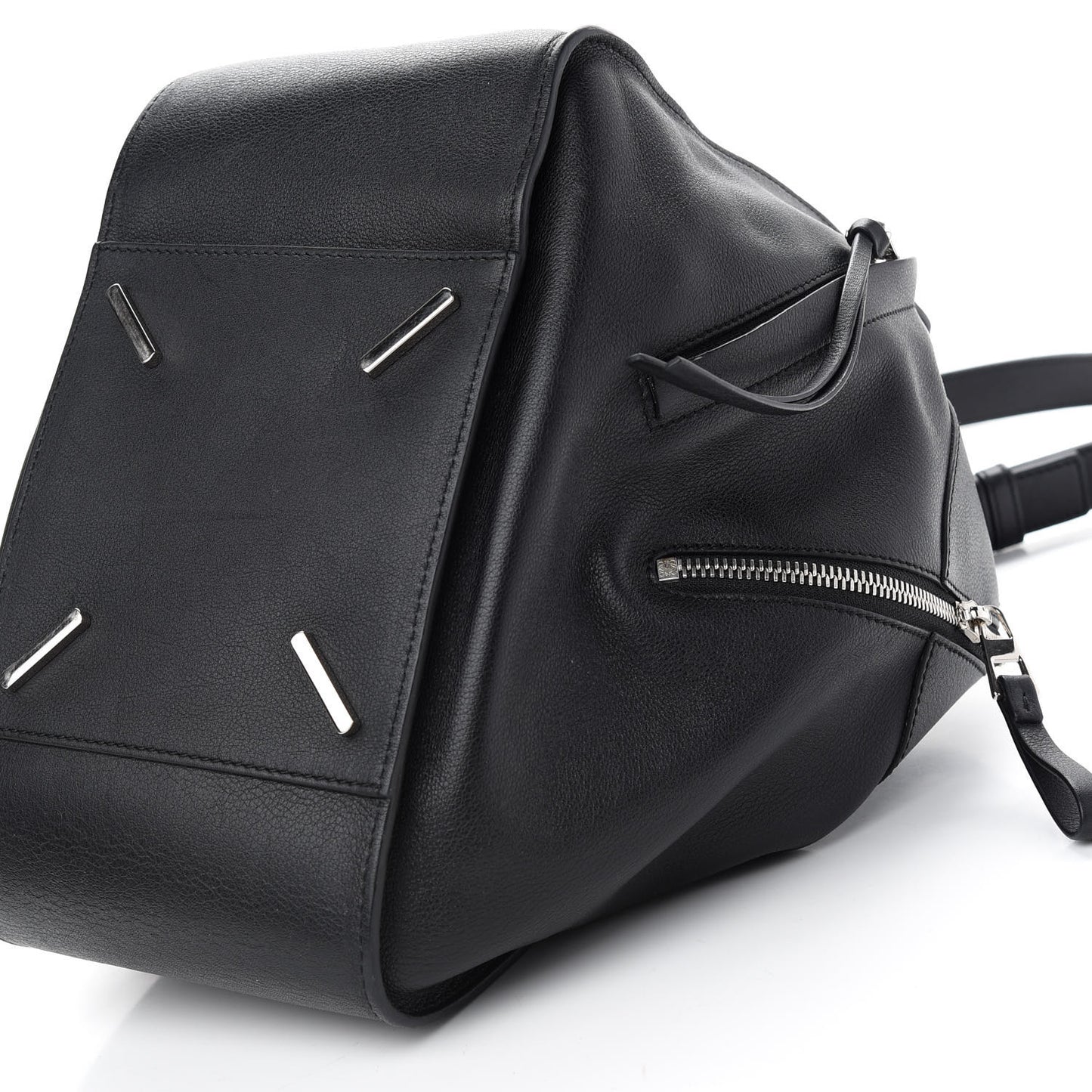 Calfskin Small Hammock Shoulder Bag Black