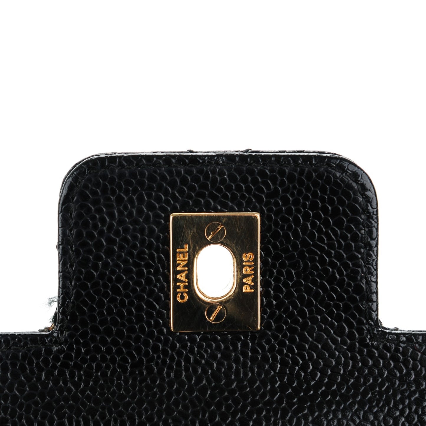 Caviar Quilted Medium Single Flap Black