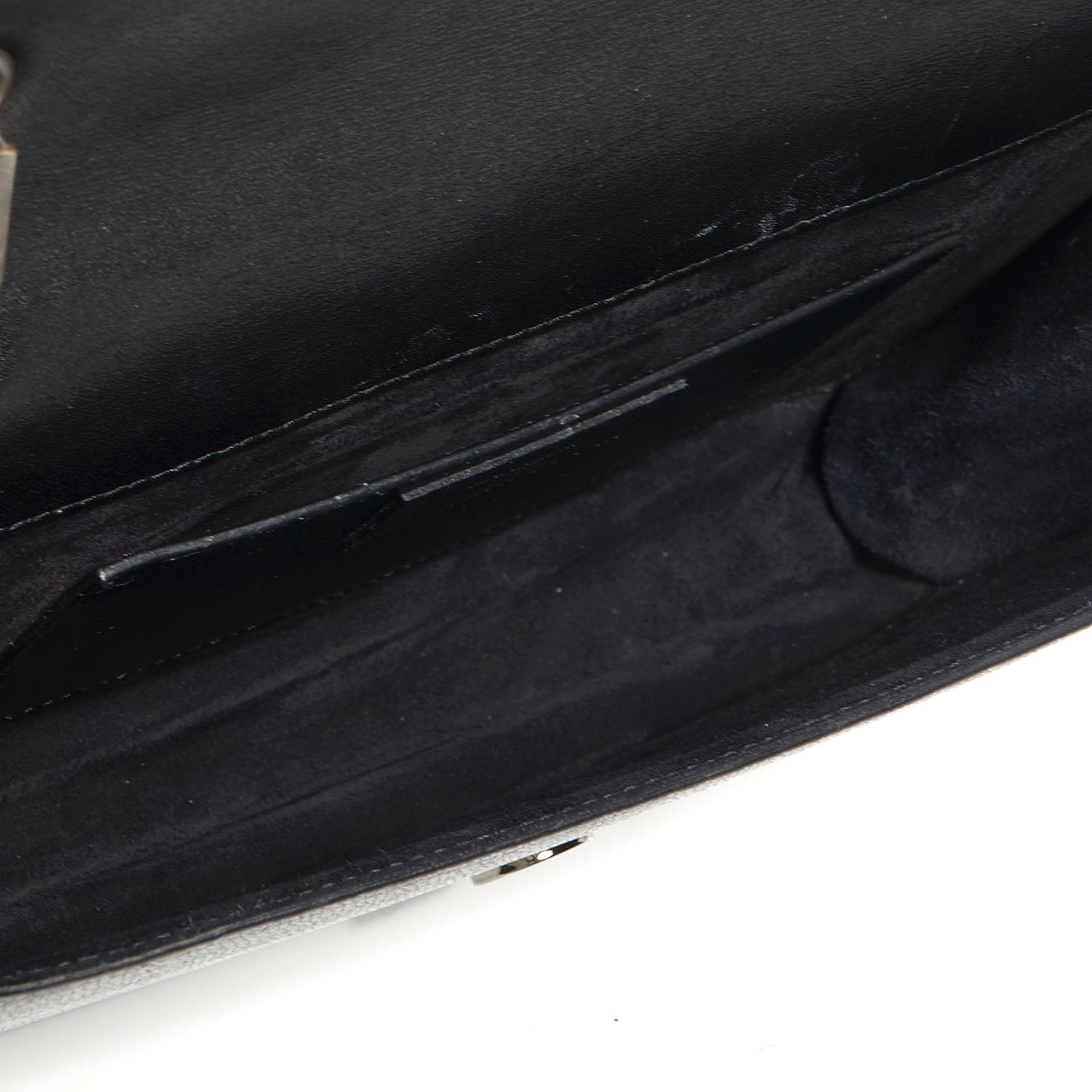 Saint Laurent Grained Leather Medium Betty Black 5 of 9