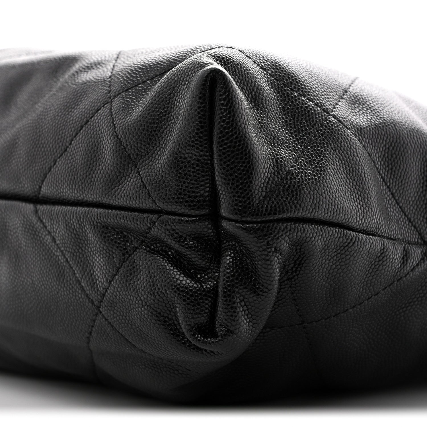 Chanel Shiny Caviar Quilted Monochrome Small Chanel 22 Black 11 of 12