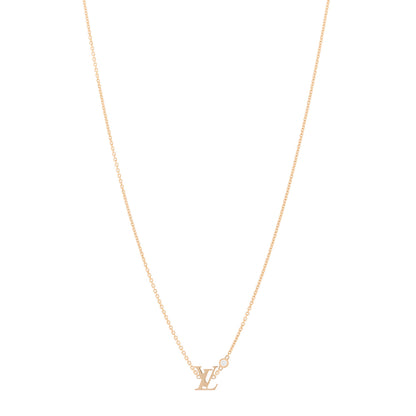 Louis Vuitton 18K Pink Gold Diamond Idylle Blossom LV Pendant Necklace 2 of 4