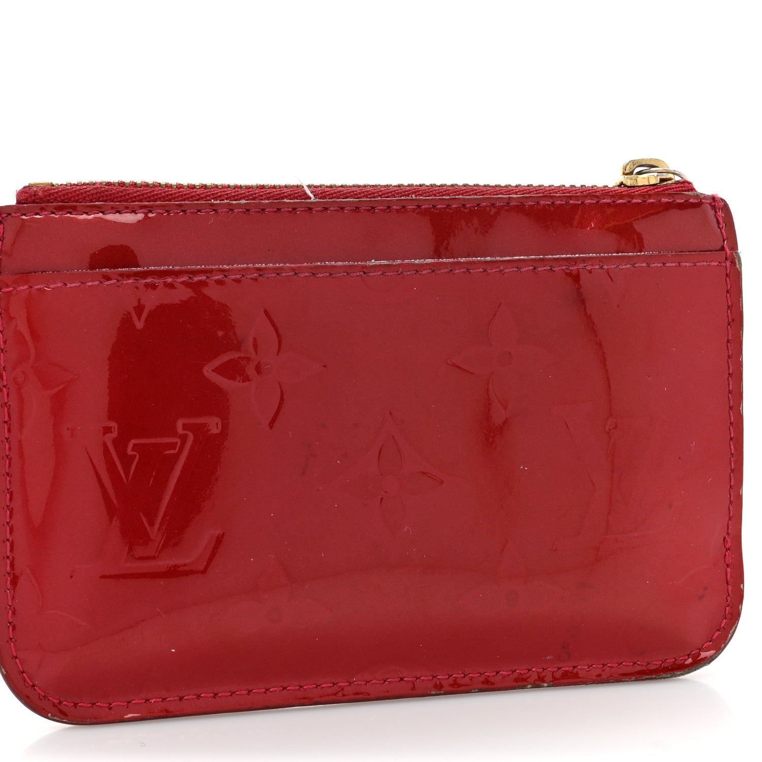 Louis Vuitton Vernis Key Pouch Cherry 17 of 17