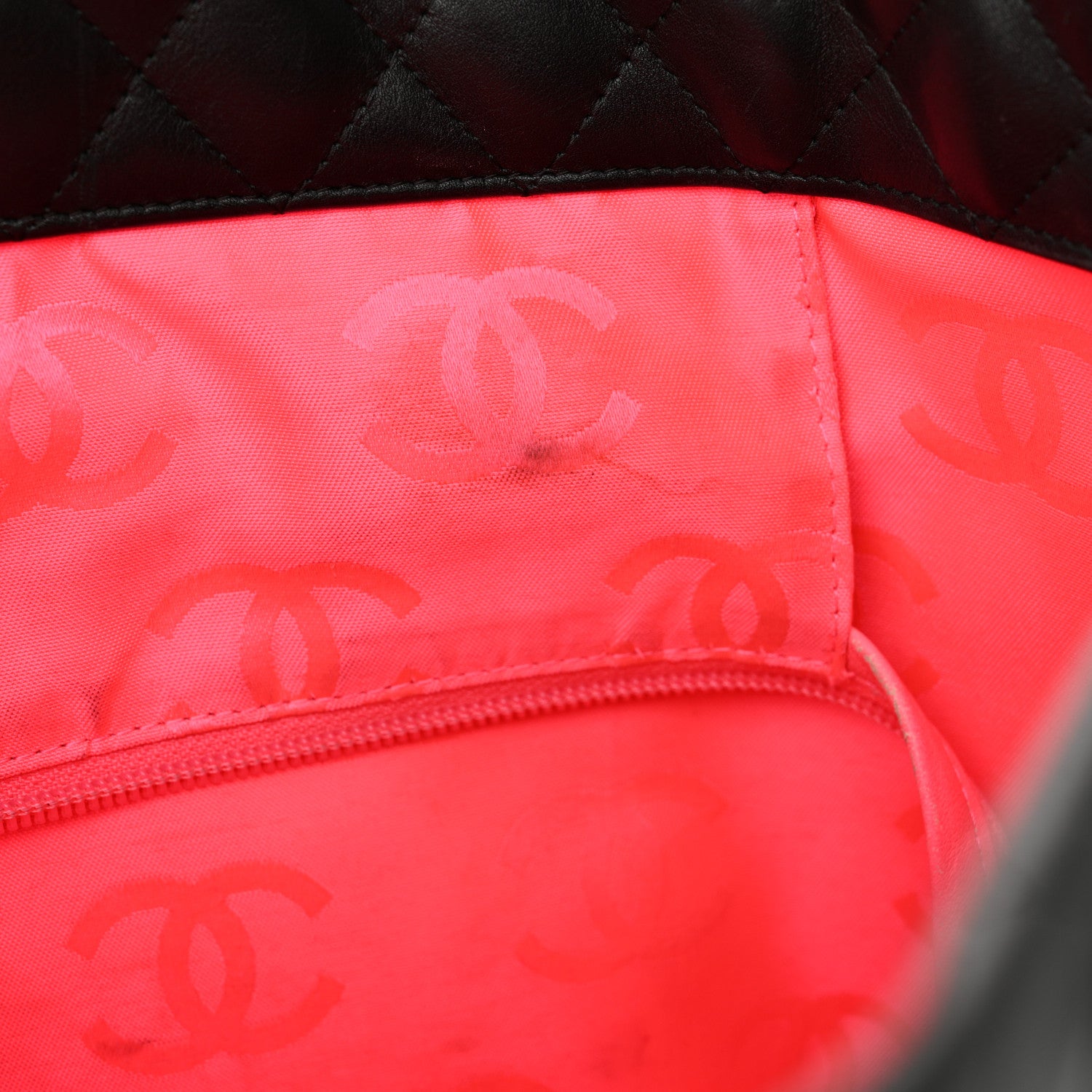 Chanel Calfskin Quilted Large Cambon Tote Black 12 of 19