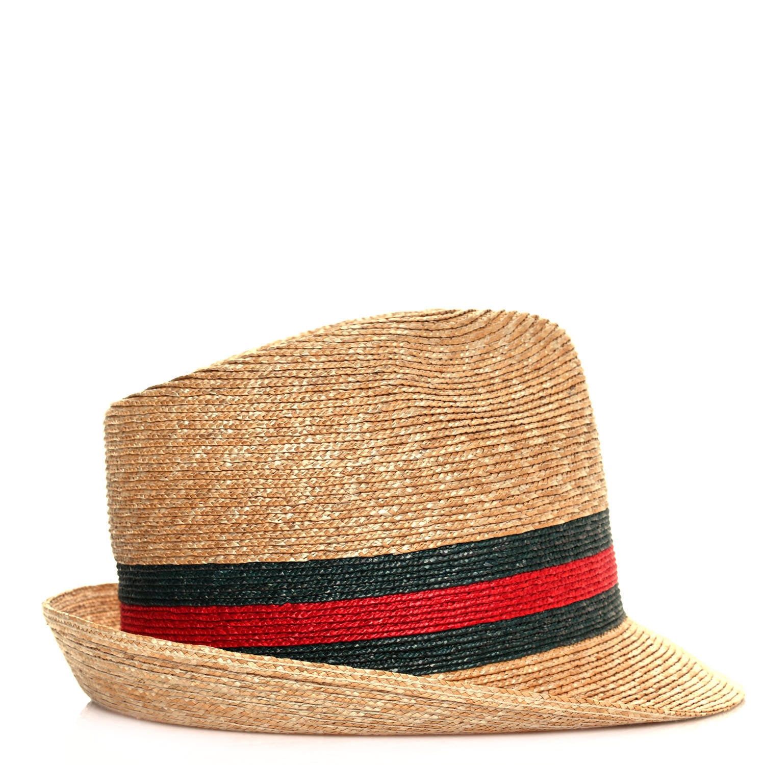 Gucci Abaca Straw Web Fedora Hat S 4 of 9