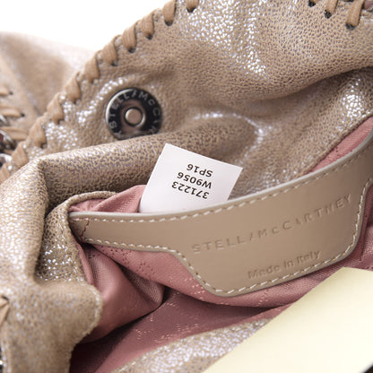 Stella McCartney Shaggy Deer Mini Falabella Fold Over Tote Taupe 8 of 11