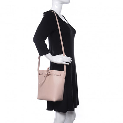 Mansur Gavriel Saffiano Mini Bucket Bag Rosa 2 of 9