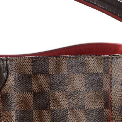 Louis Vuitton Damier Ebene Caissa Hobo Cherry 12 of 18