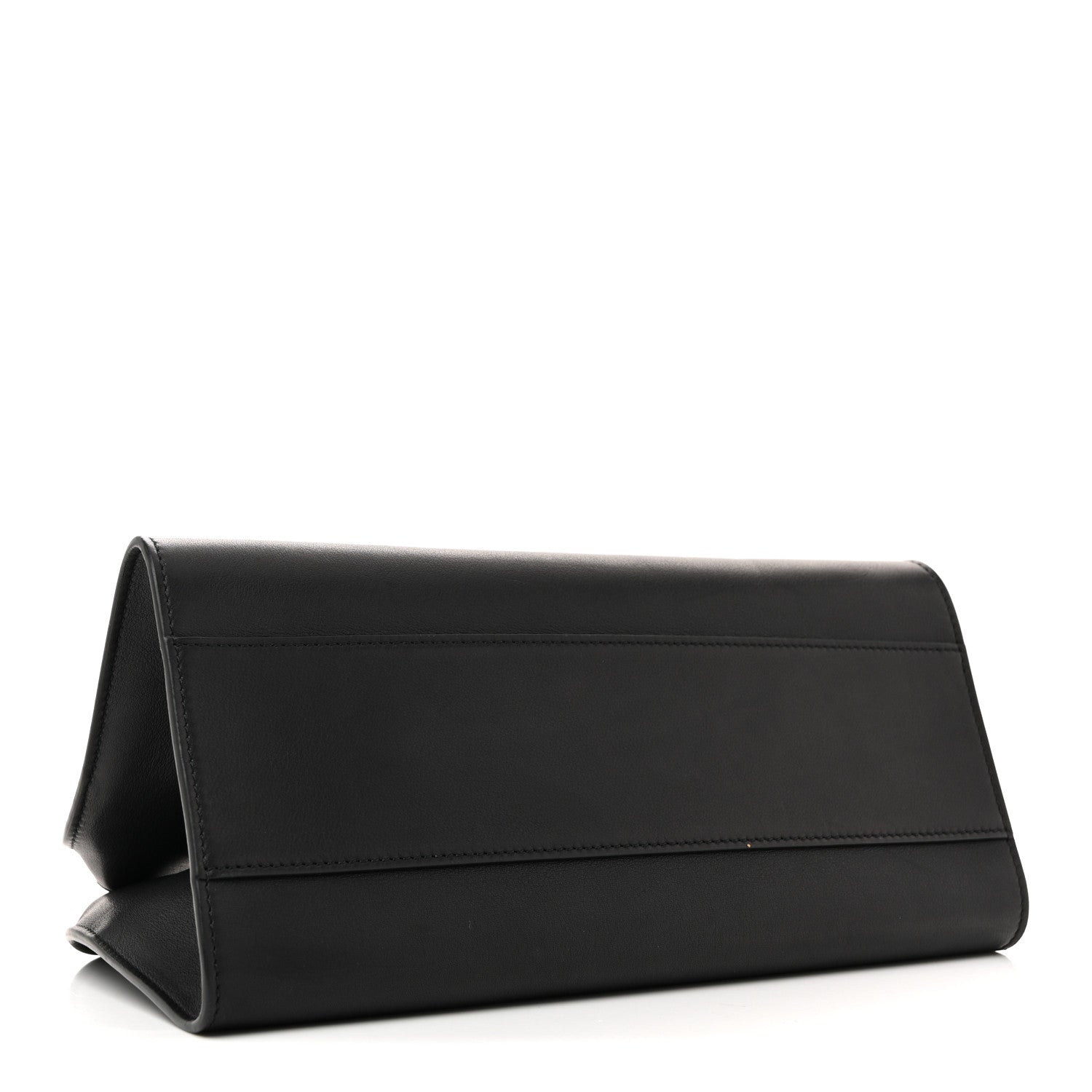 The Row Smooth Calfskin Peggy Bag Black 4 of 9