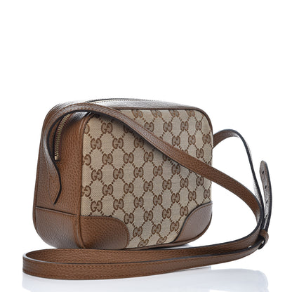 Gucci Monogram Mini Bree Messenger Bag Beige Tabacco 3 of 7