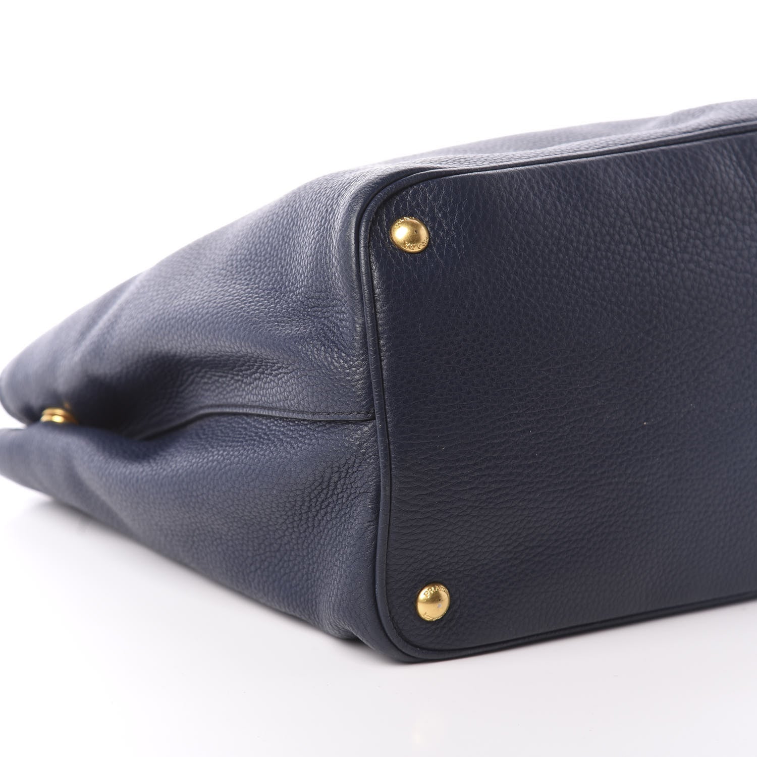 Prada Vitello Daino Tote Bluette 9 of 10