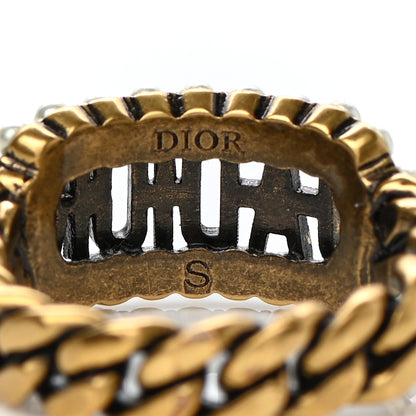 Christian Dior Aged Gold Pearl J'Adior Ring S 7 of 13
