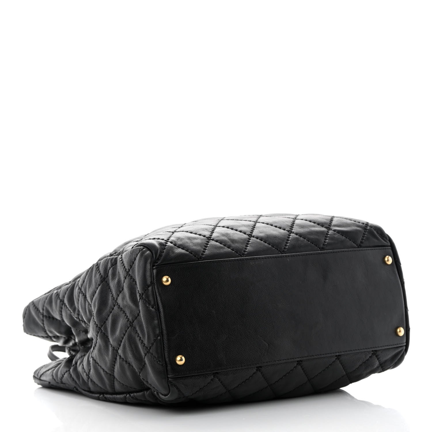 Chanel Calfskin Quilted Large Retro Chain Tote Black 4 of 18
