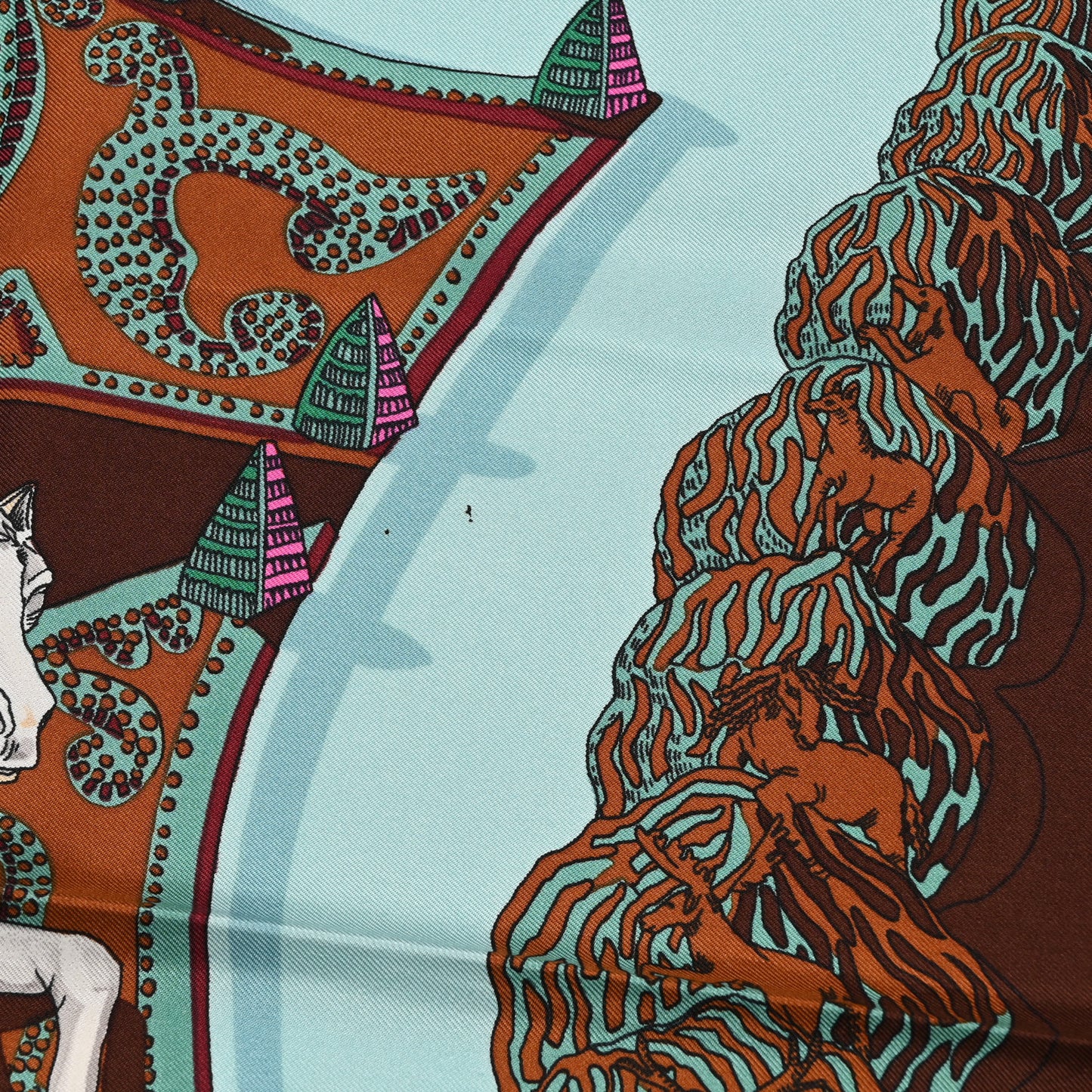 Silk Le Paradis Du Roy Scarf 90