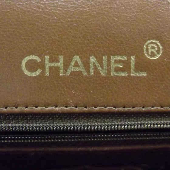 Lambskin Medium Double Flap Brown