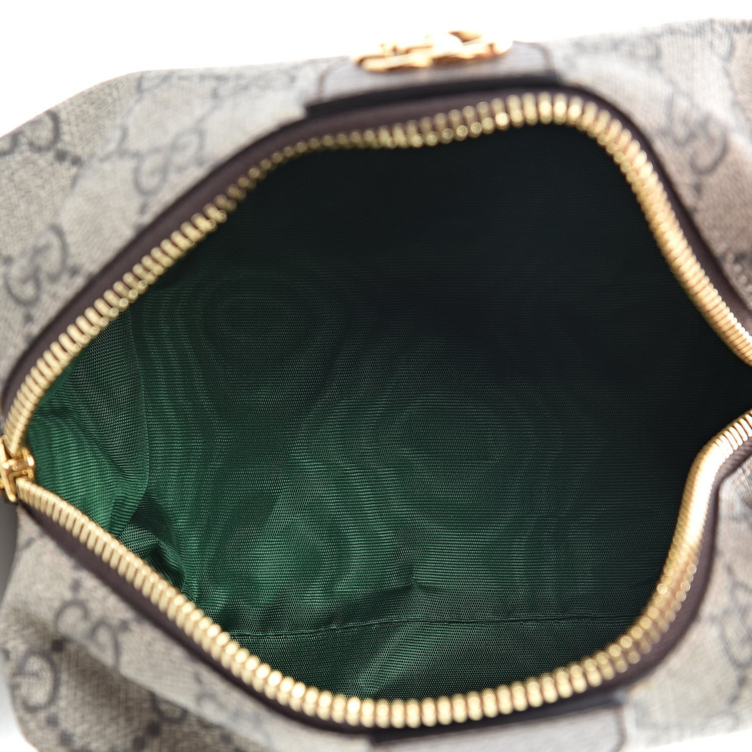 Gucci Soft GG Supreme Monogram Calfskin Medium Ophidia Cosmetic Case Beige Ebony New Acero 5 of 7