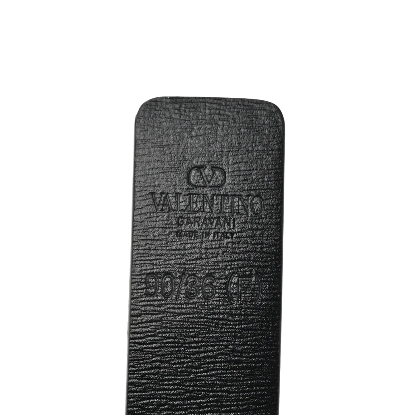 Glossy Calfskin VLogo Reversible Belt 90 36 Black Brown