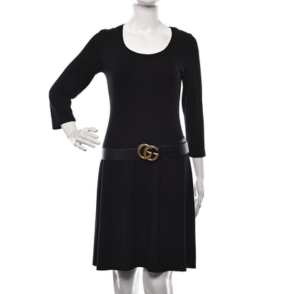 Gucci Textured Dollar Calfskin Double G 40mm Belt 105 42 Dark Cocoa 2 of 7