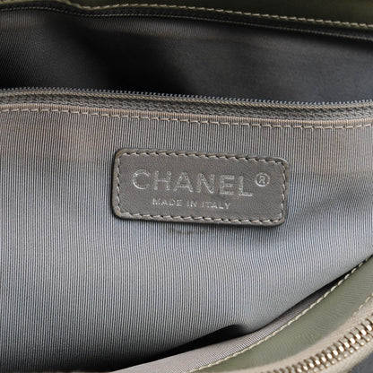 Chanel Patent Quilted Grand Shopping Tote GST Gold 8 of 10