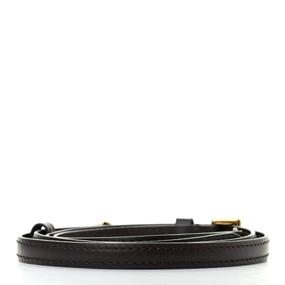 Louis Vuitton Calfskin 12mm Adjustable Shoulder Strap Brown 2 of 8