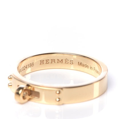 Hermes 18K Yellow Gold TPM Kelly Ring 52 6 4 of 6