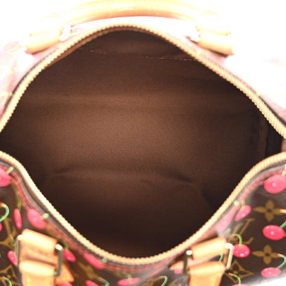 Louis Vuitton Monogram Cerises Speedy 25 5 of 10