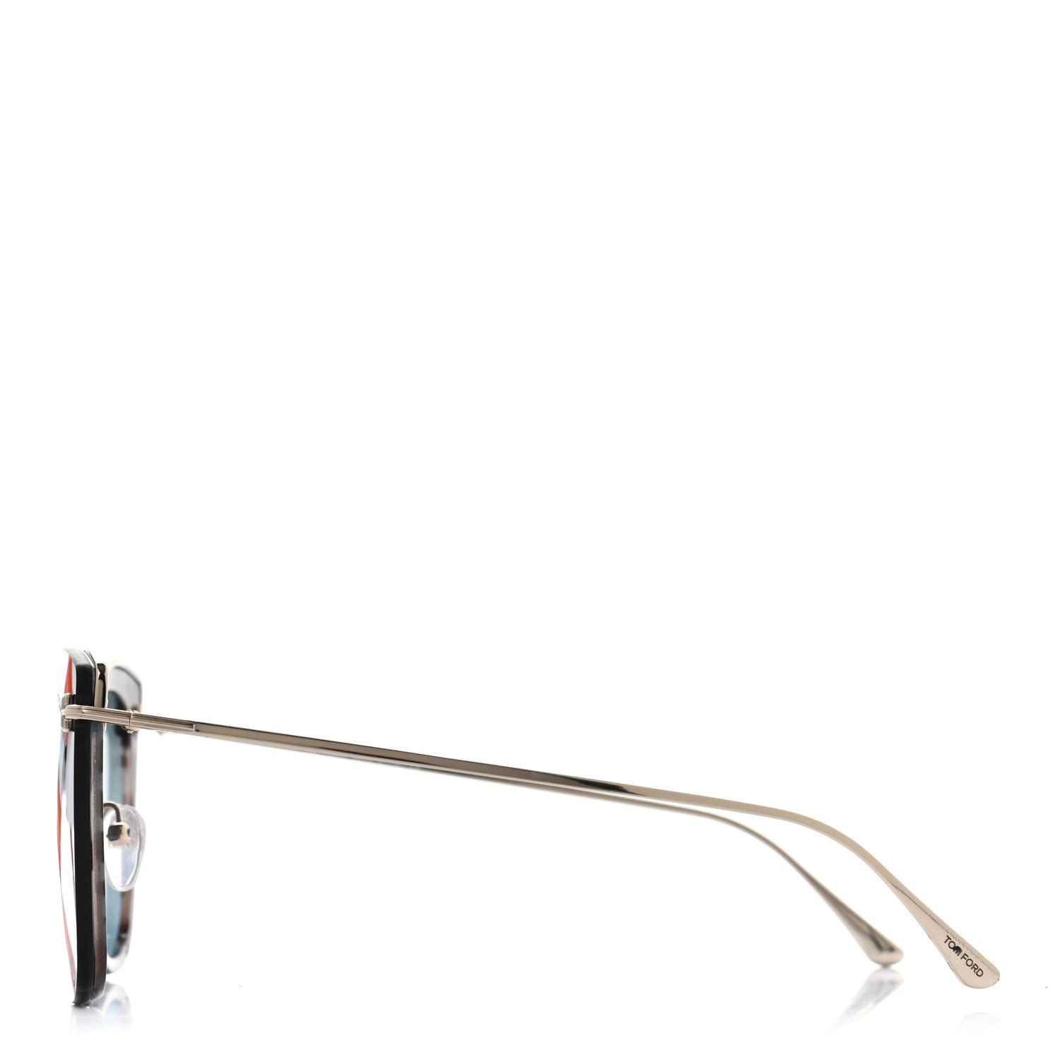 Tom Ford Charlotte Sunglasses TF657 Blue Havana 3 of 6
