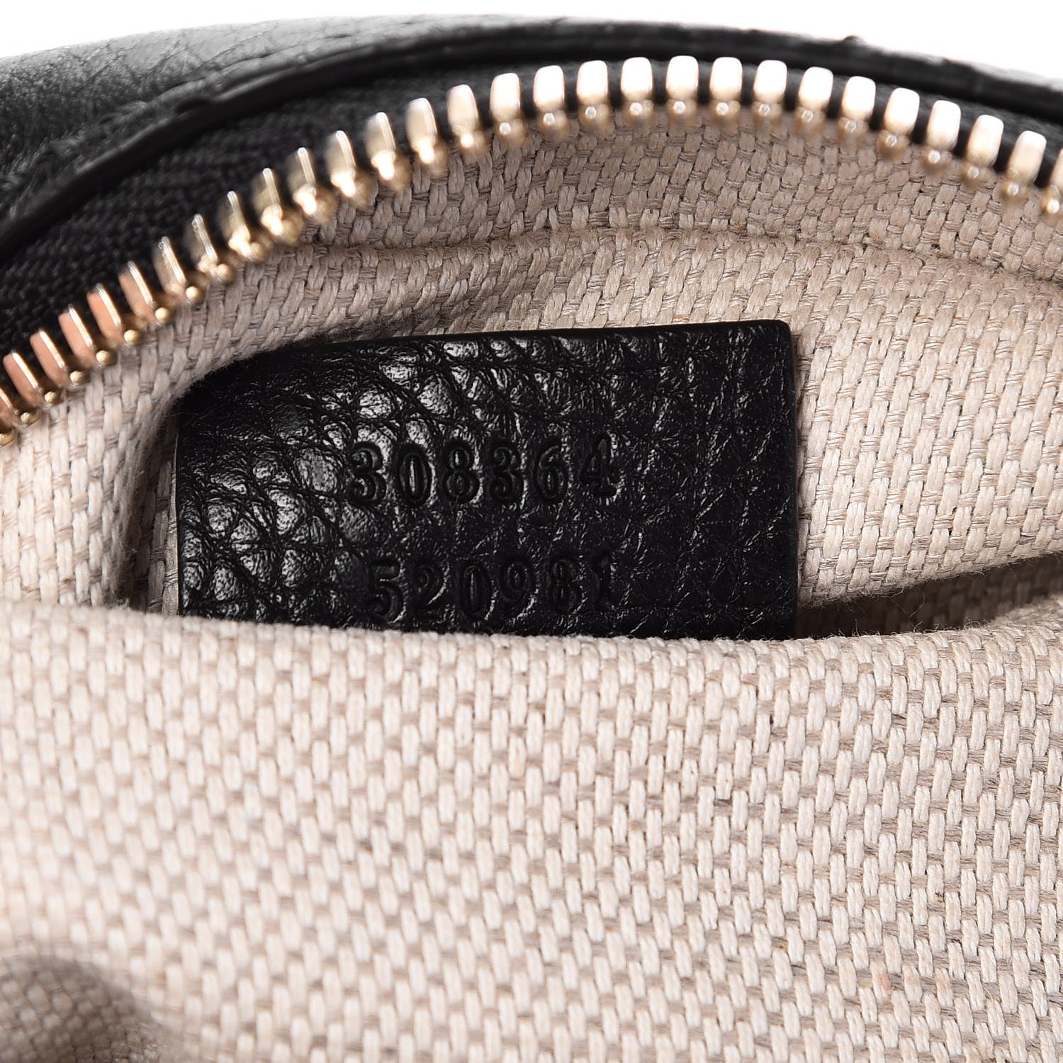 Gucci Pebbled Calfskin Small Soho Disco Bag Black 7 of 7