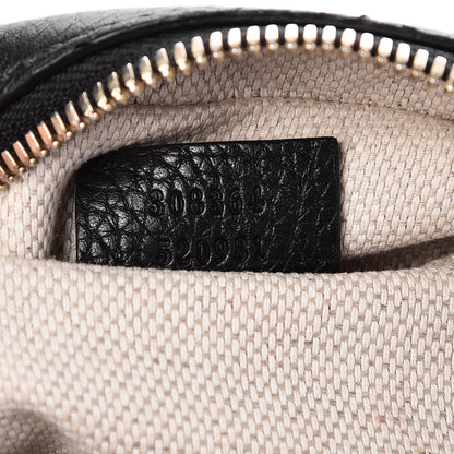 Gucci Pebbled Calfskin Small Soho Disco Bag Black 7 of 7