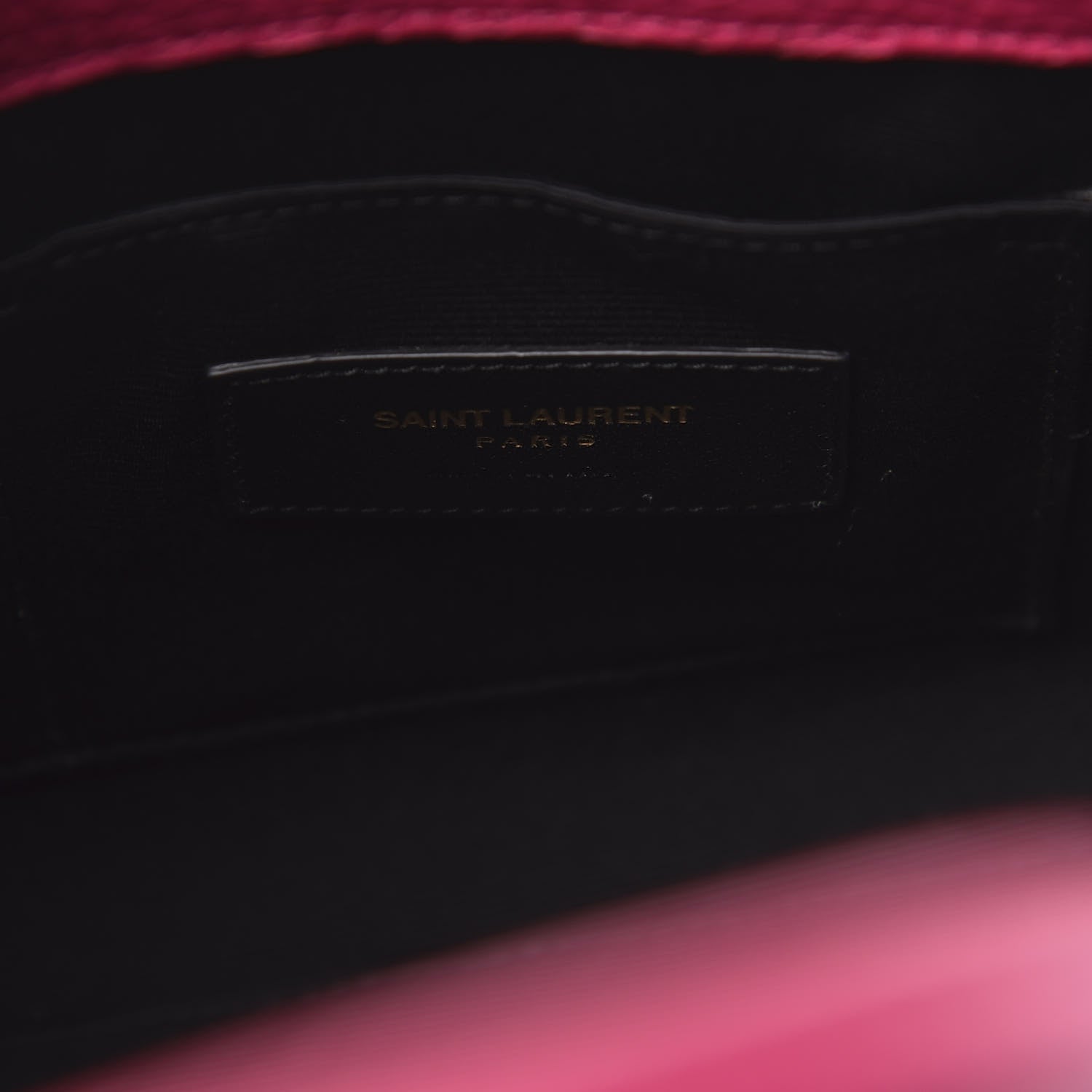 Saint Laurent Grained Calfskin Nano Sac De Jour Fuchsia 6 of 13