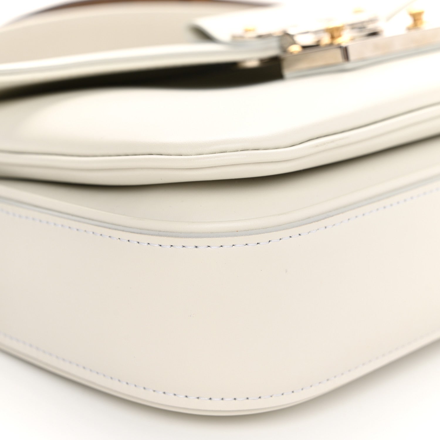 Louis Vuitton Calfskin Reverse Monogram Swing White 8 of 10