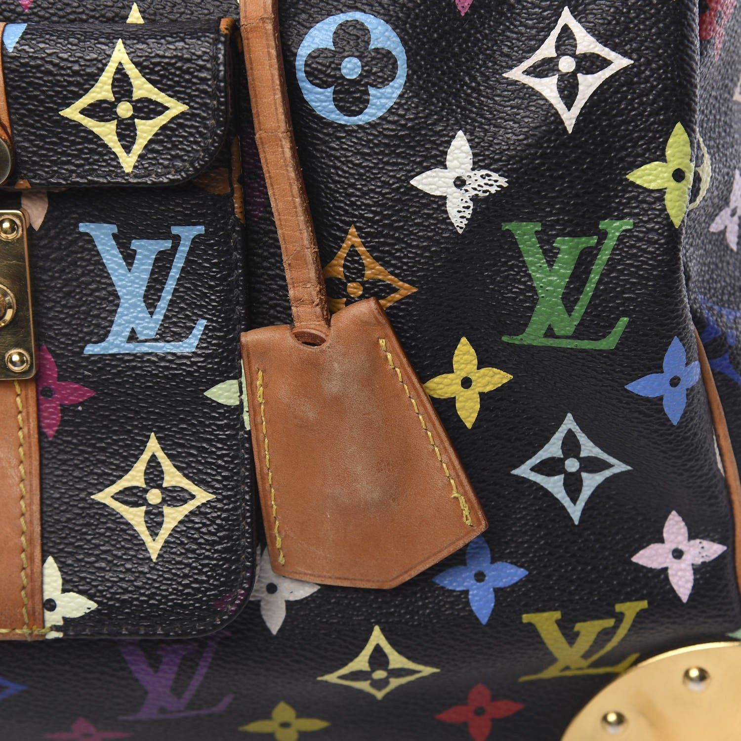 Louis Vuitton Monogram Multicolor Speedy 30 Black 13 of 14
