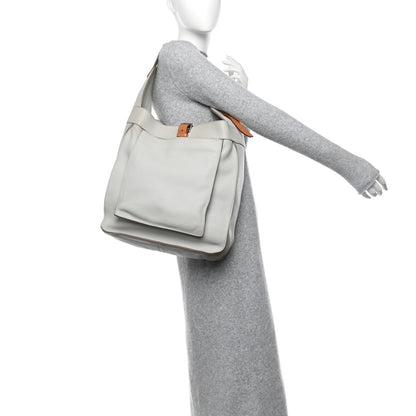 Hermes Taurillon Clemence Marwari GM Gris Perle 2 of 12