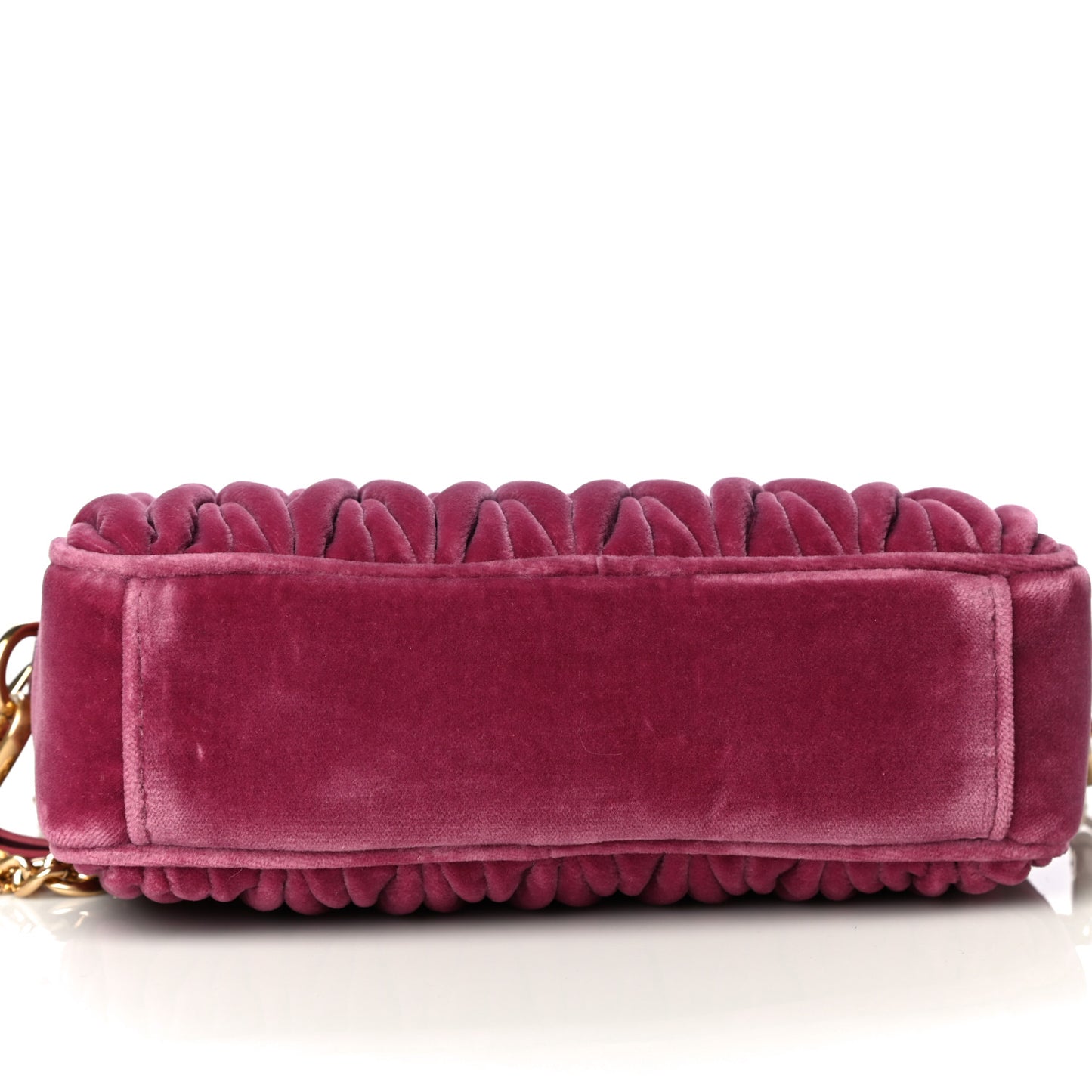 Velluto Matelasse Chain Camera Bag Bruyere