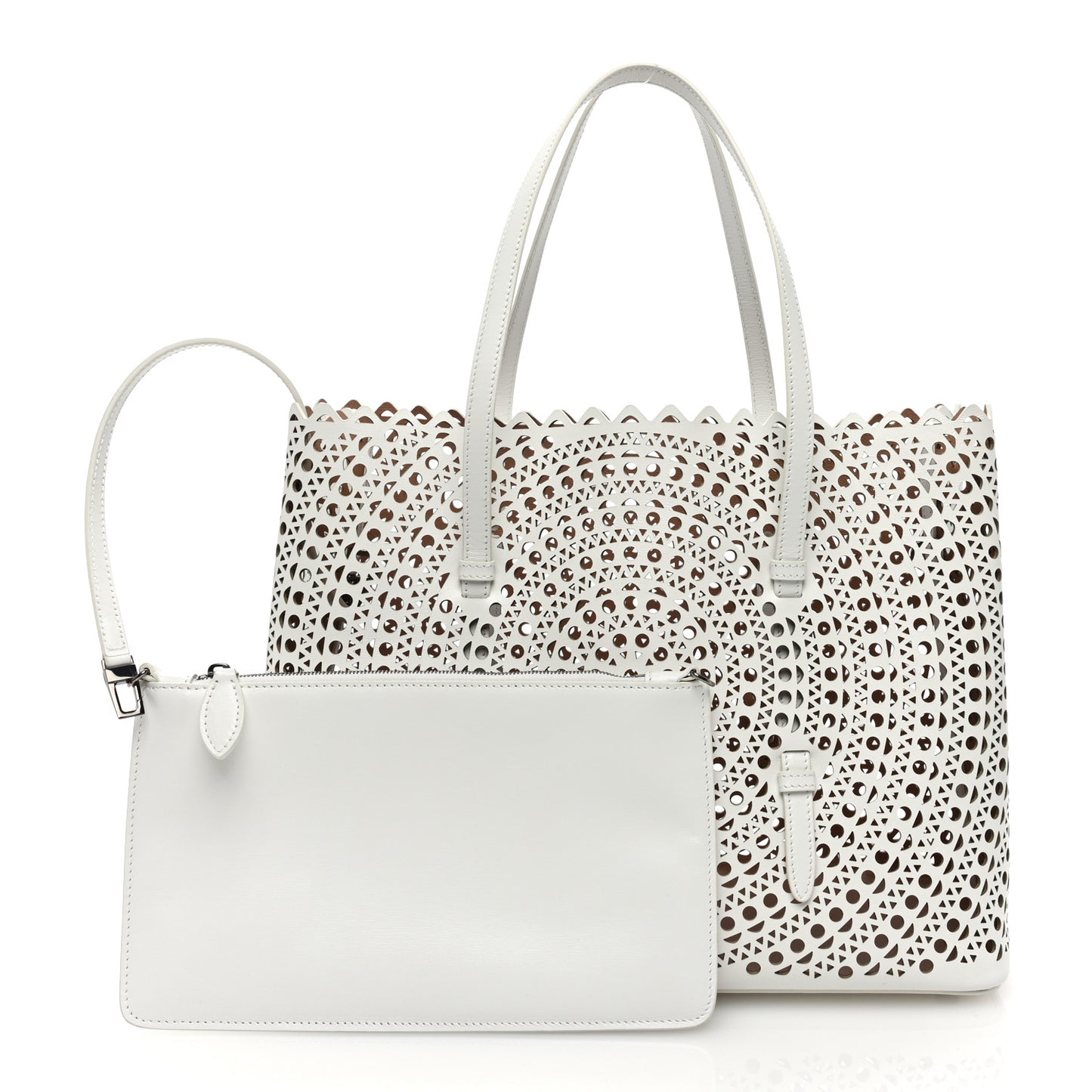 Calfskin Vienne Mina 32 Bag White