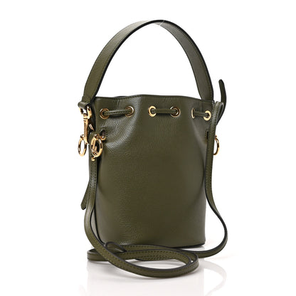 Fendi Vitello Cruise F is Fendi Mini Mon Tresor Bucket Bag Asparago 3 of 9