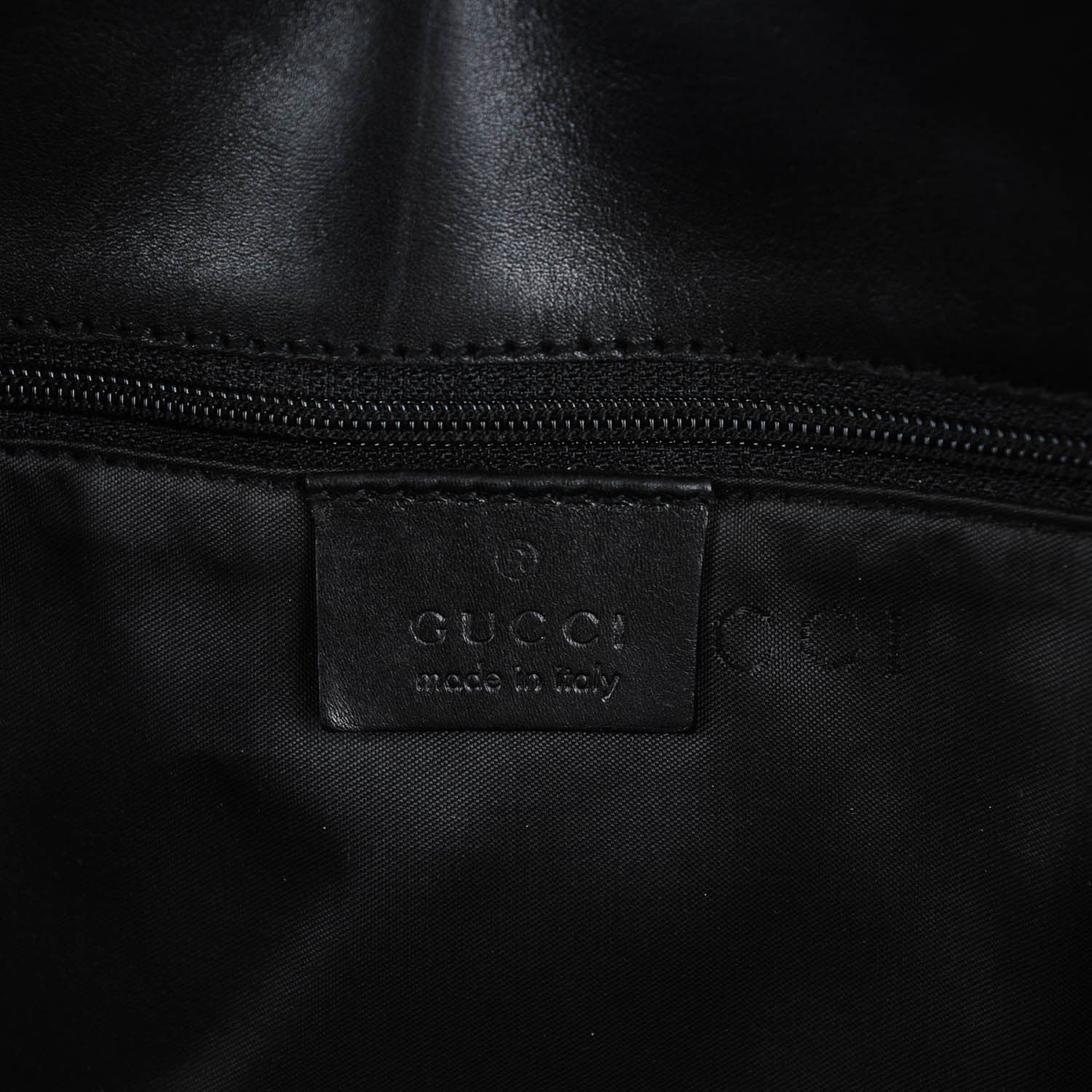 Gucci Monogram Large Bucket Tote Black 6 of 7