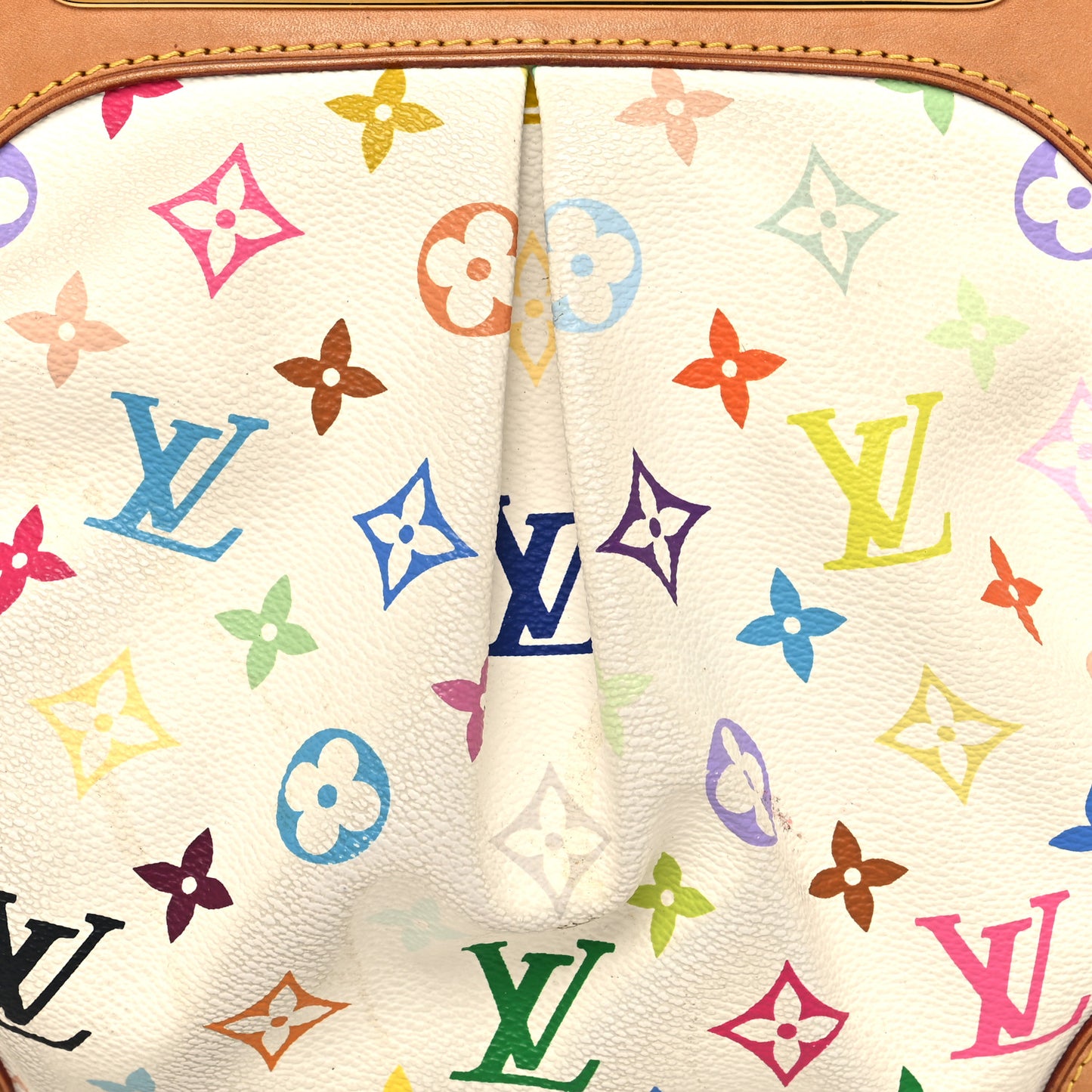 Monogram Multicolor Judy MM White