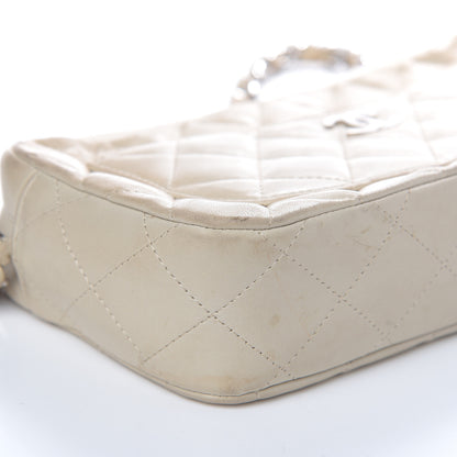 Chanel Lambskin Quilted Timeless Camera Case White 8 of 19