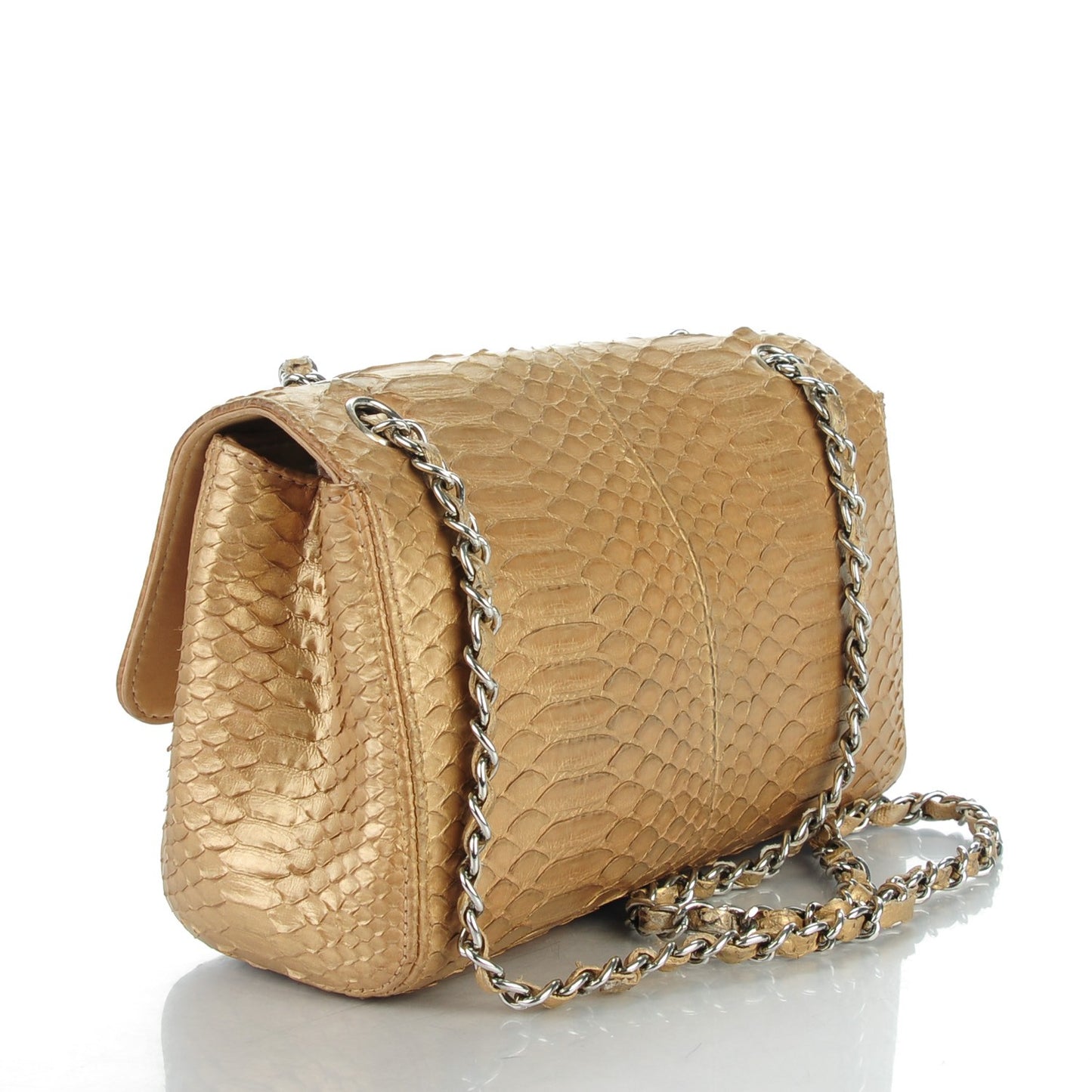 Python Medium Soho Flap Gold