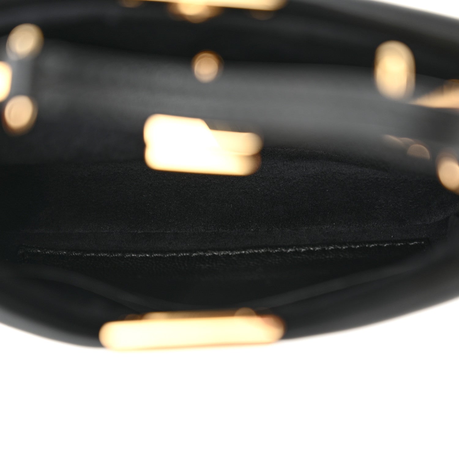 Fendi Nappa Micro Peekaboo Iconic Satchel Black 6 of 11
