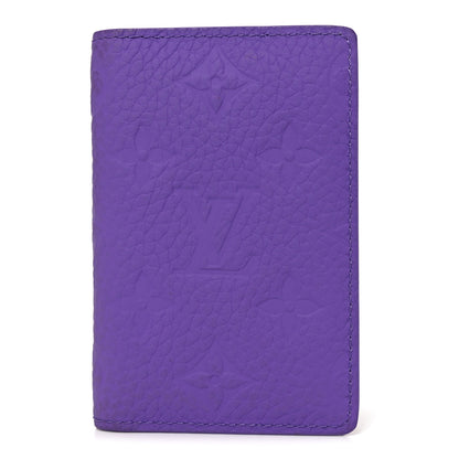 Louis Vuitton Taurillon Monogram Pocket Organizer Violet 1 of 6