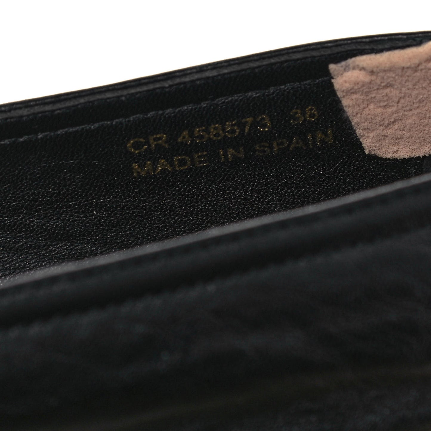 Lambskin Monogram Espadrilles 38 Black