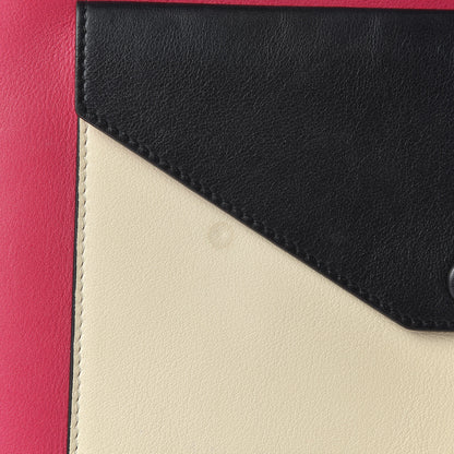 Celine Calfskin Flap Pocket Clutch Fuchsia 8 of 8