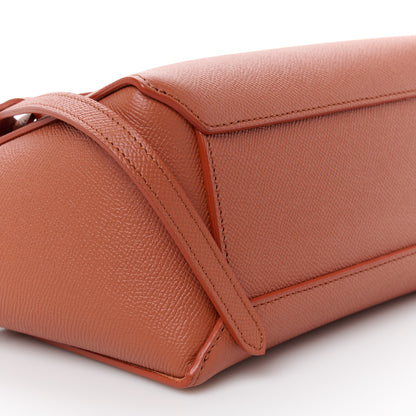 Celine Grained Calfskin Nano Belt Bag Terracotta 9 of 11