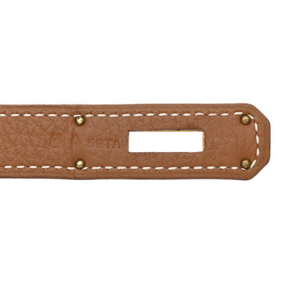 Hermes Togo Kelly Retourne 35 Gold 7 of 14