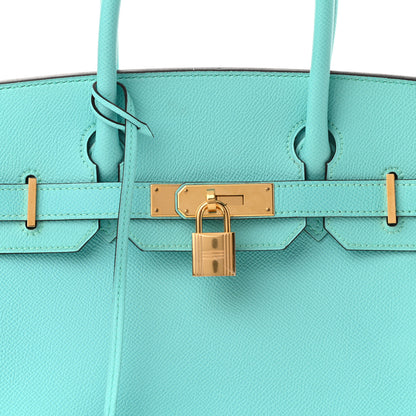 Hermes Epsom Birkin 30 Bleu Atoll 8 of 11